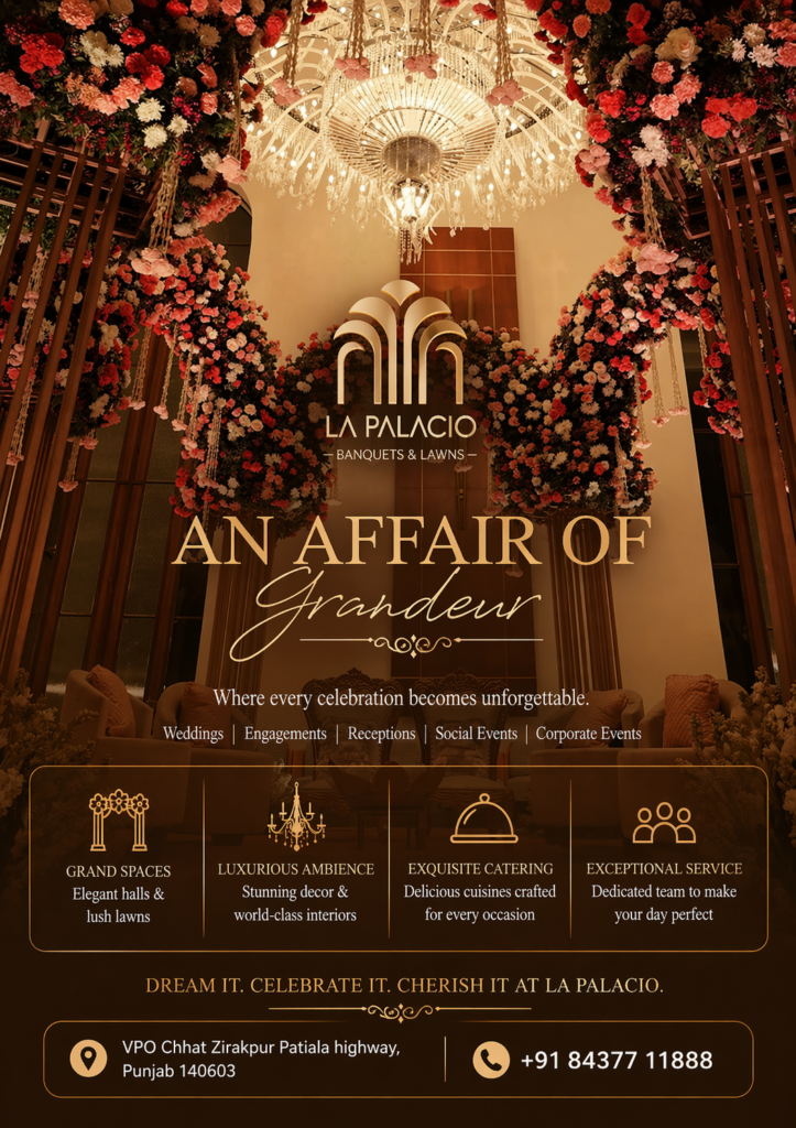 Indoor Grandeur vs. Lush Lawns: Which Setting Fits Your Marriage Palace Chandigarh Vision?